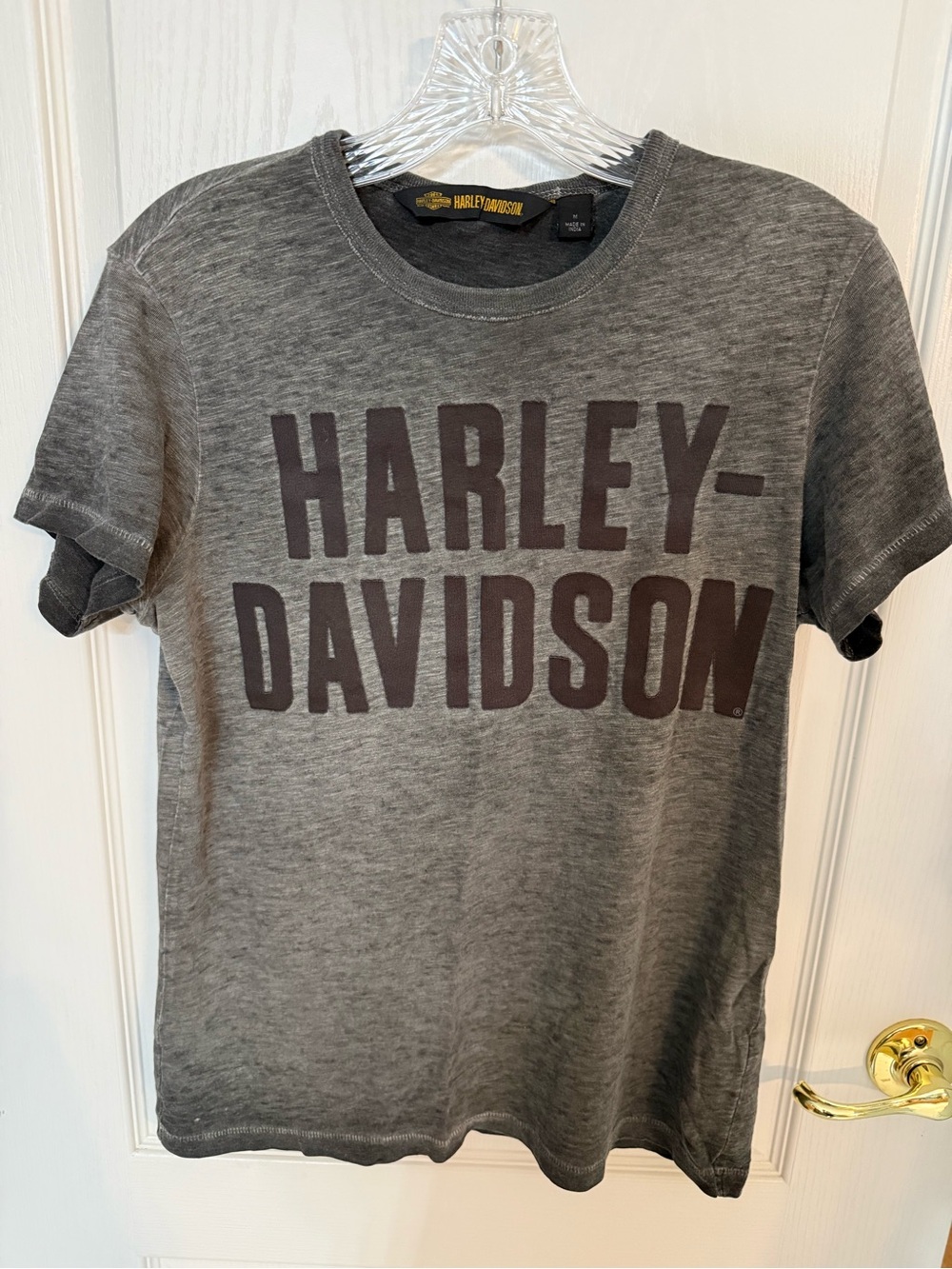 Harley-Davidson Charcoal Gray Short Sleeve Logo Tee